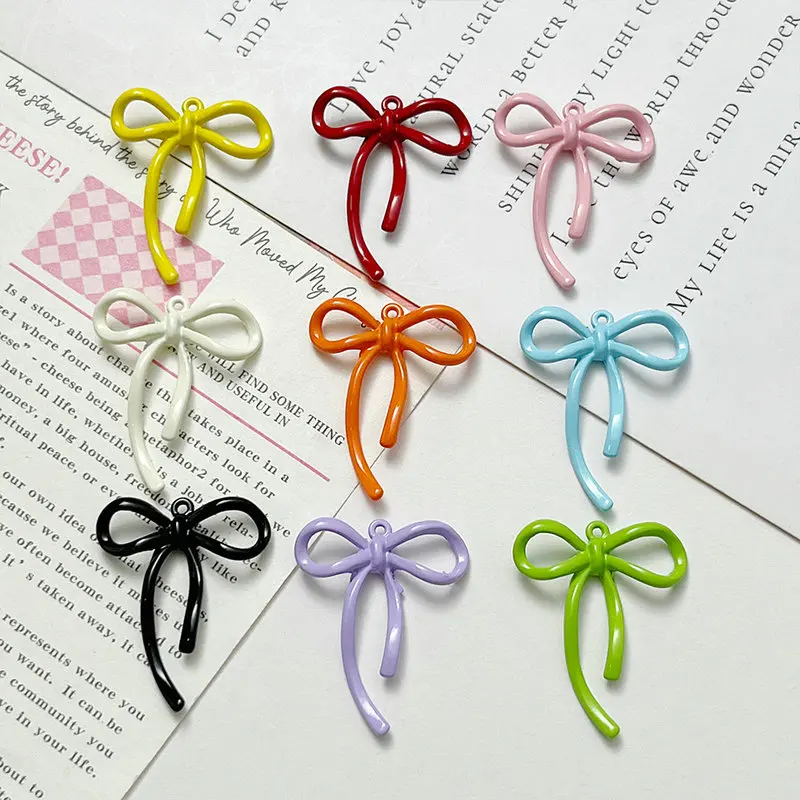 Alloy Bowknot Charm Pendants Bow Charm Bulks Mini Bowknot Earring Charms for Valentine’s Day Jewelry Making DIY Crafts Supplies