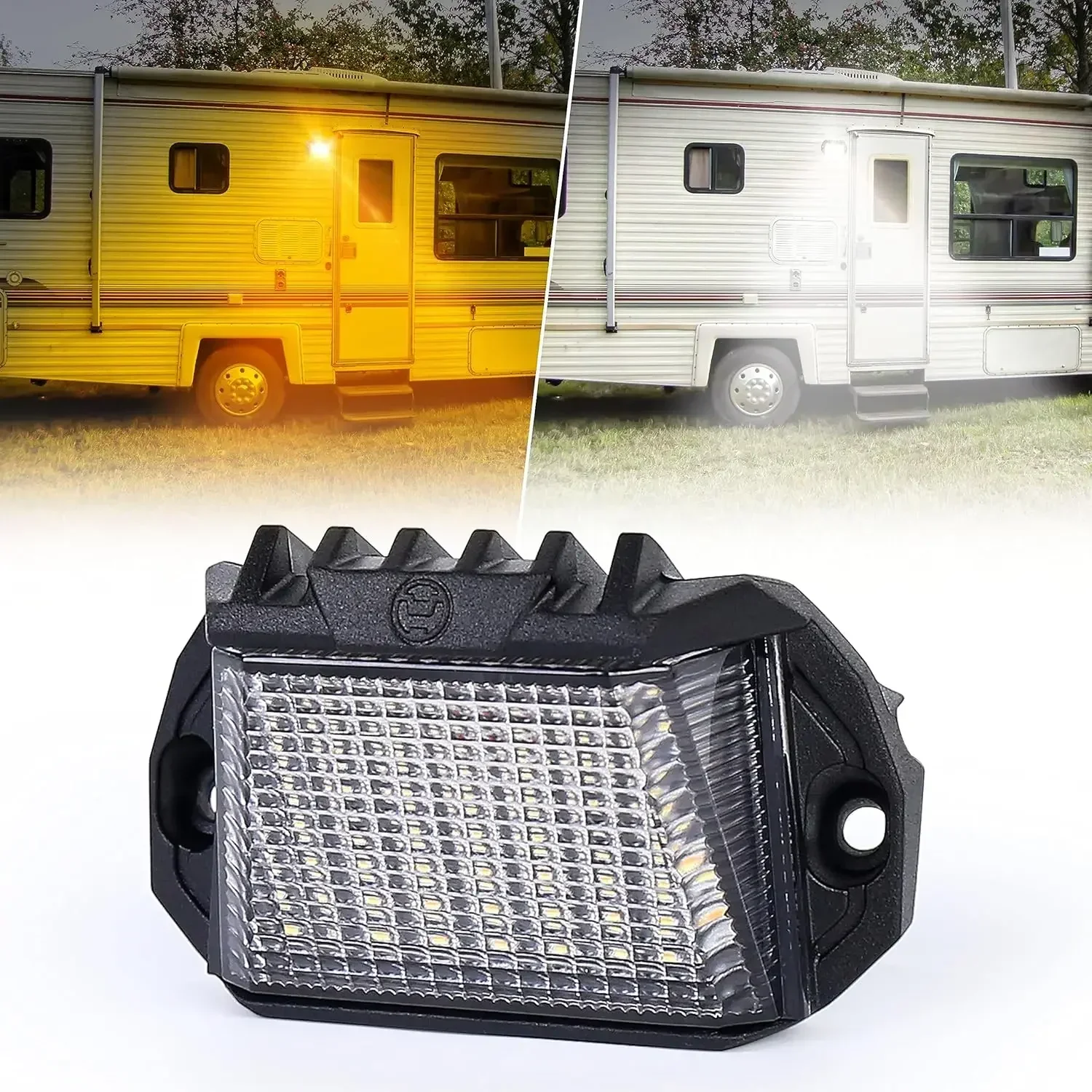 

Aluminum LED RV Exterior Porch Utility Light RV Exterior Light for RV Trailers Campers Motorhome Travel Campers