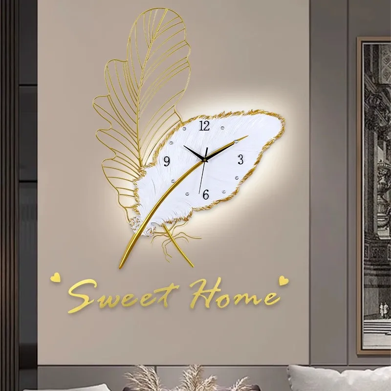 

Silent Design Wall Clocks Xenomorph Bedrooms Minimalist Chinese Style Cartoon Clock Wall Digital Horloge Murale Home Decoration
