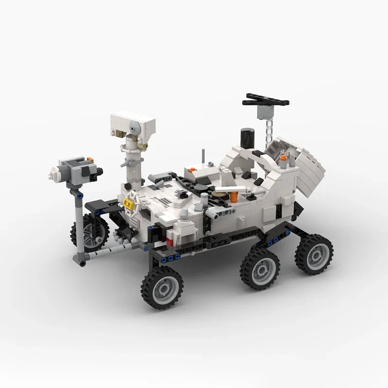 

670 шт. MOC модель вертолета Perseverance Mar Rover Ingenuity Building Block игрушка для детей творческое развитие DIY подарок на день рождения