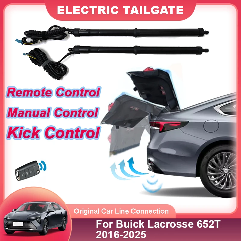 Car Electric Tailgate Power Kit Rear Door Closer Electric Motor For Trunk Drive Kick Sensor For Buick Lacrosse 652T 2016 to 2025