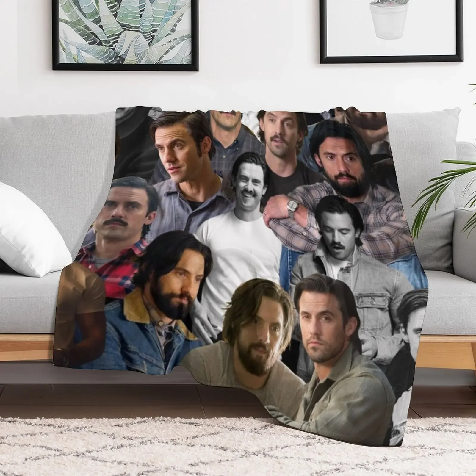 Milo Ventimiglia صورة مجمعة رمي بطانية أنعم تأثيري أنيمي الصيف بطانيات هدية شخصية #2