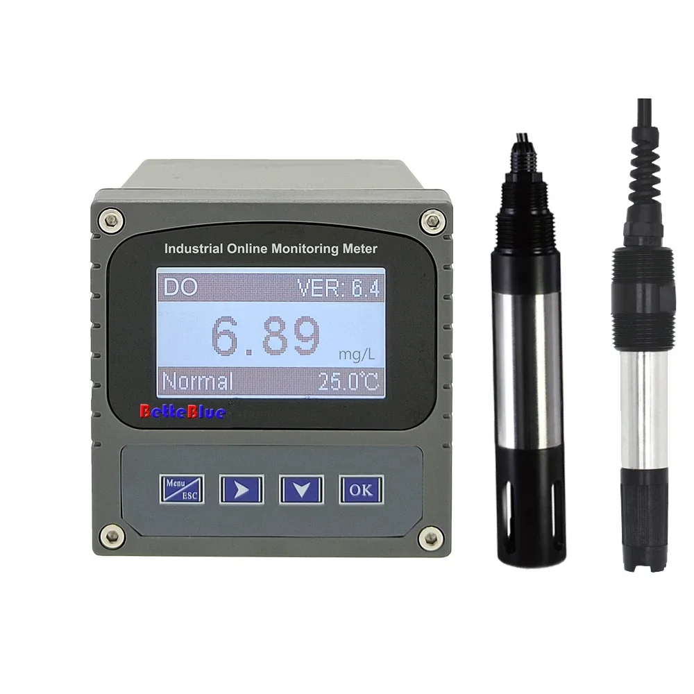 

Water Treatment Analyzer Industrial Online Dissolved Oxygen Meter DO Controller For Aquarium Drink water Tap water Farm