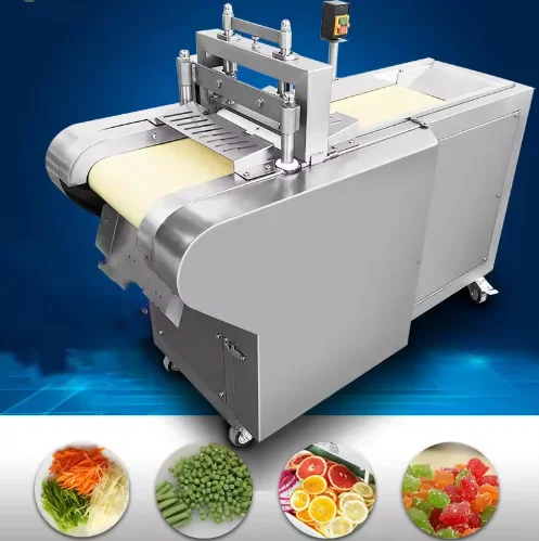 New Commercial Candied Dry Fruit Chopping Machine Dates Kiwi Lemon Raisins Cinnamon Preserved Fruit Cube Cutting Machine