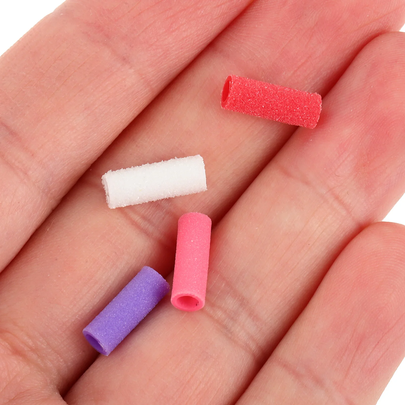 

32Pcs Nail Drill Sand Bands Fine Grit Sanding Bands Set Nail Polishing Rings for Manicure Pedicure Use Drill Sanding Band