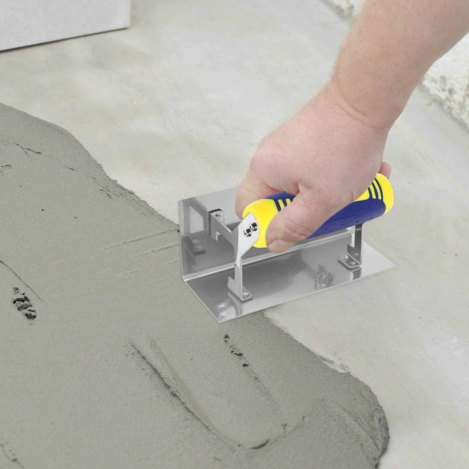 

Inside Corner Trowel For Drywall Concrete Finishing Smooth Operation Stainless Steel Mud Press Corner Tool Set Plastering