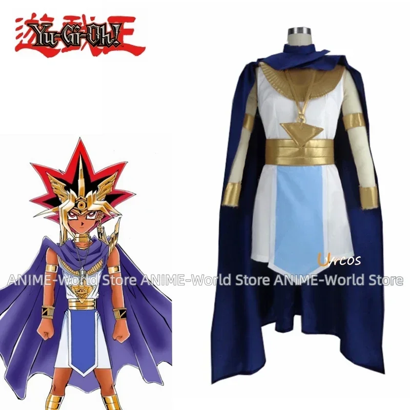 

《Custom Size》Yu-Gi-Oh Atem Yami Yugi Full Set Cosplay Costume Any Size Christmas Outfits Halloween costumes
