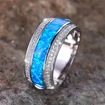 8 best sales Bague en opale de feu - №5