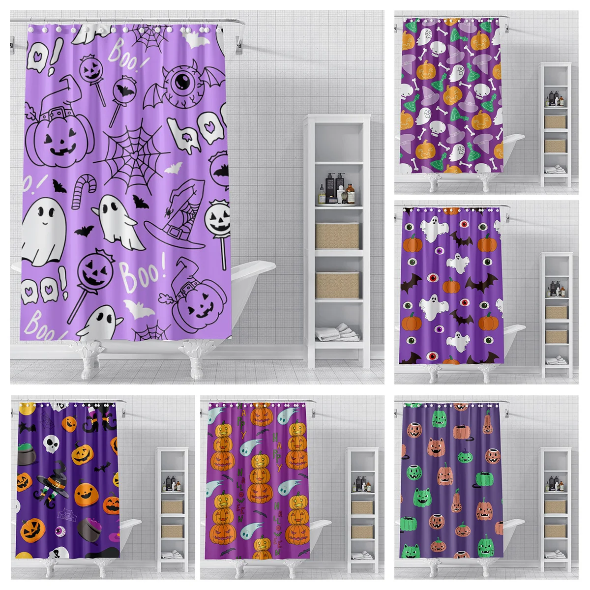 

Домашний декор, занавески для душа, искусственная ткань, современный скандинавский стиль, гостиная, Хэллоуин, осенняя Тыква