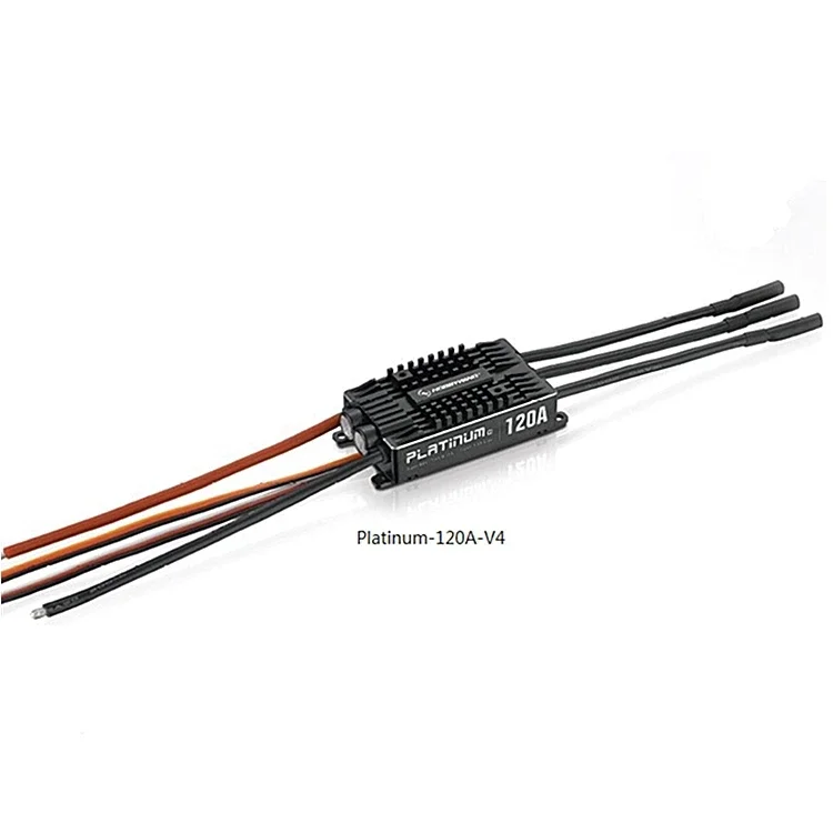 hobbywing platinum series 120A V4 3-6s lithium battery ESC with BEC for airplane