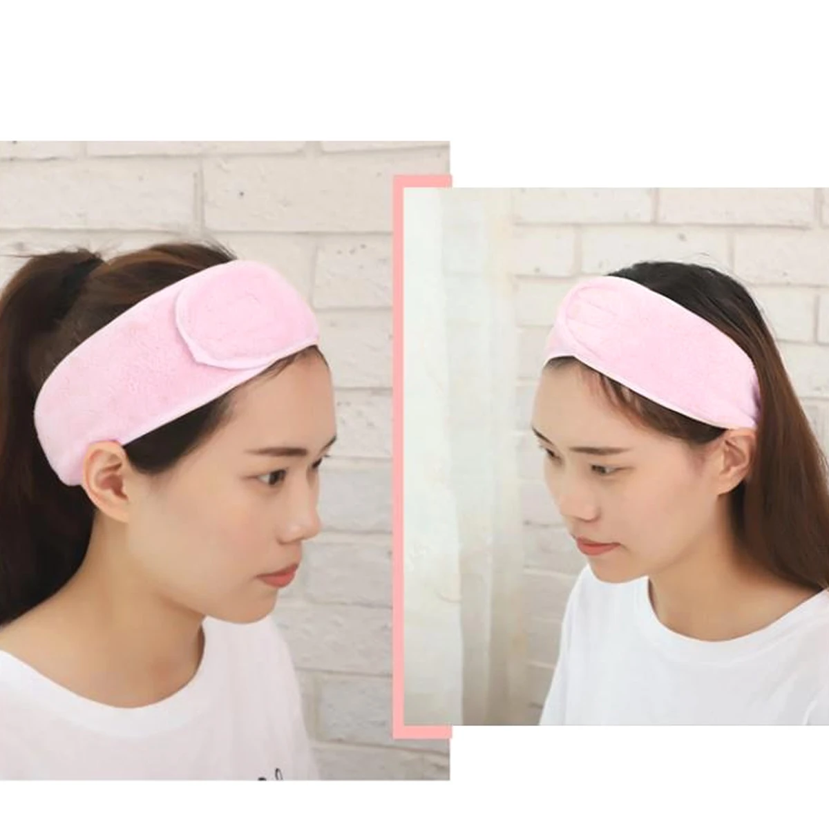 

1pc Facial Mask Hair Cover Adjustable Make Up Headband Spa Skincare Accessories Face Washing Bands Reusable Cloth