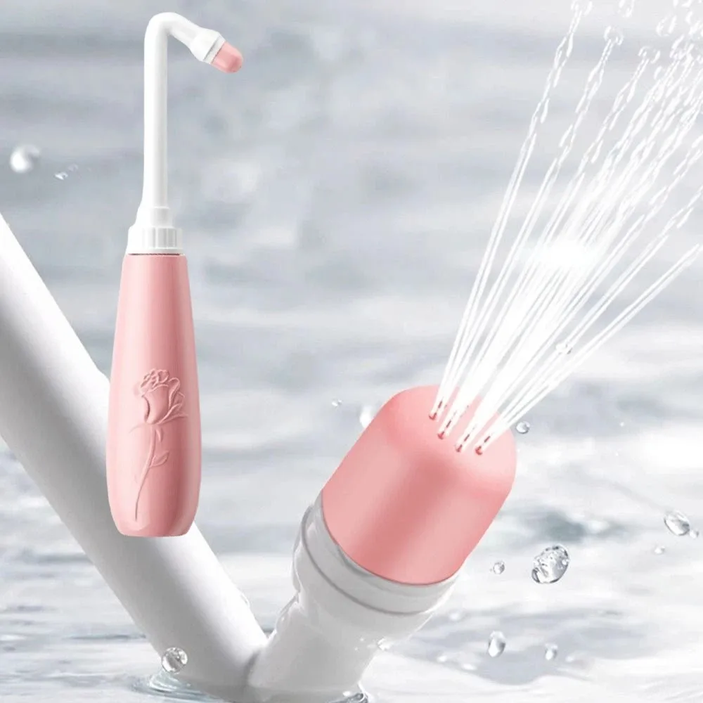 Personal Cleaner 500ml Portable Bidet Sprayer Ergonomic Soft Handheld Bidet Spray Nozzle Hand Held Anal Wash Bottle Water Washer
