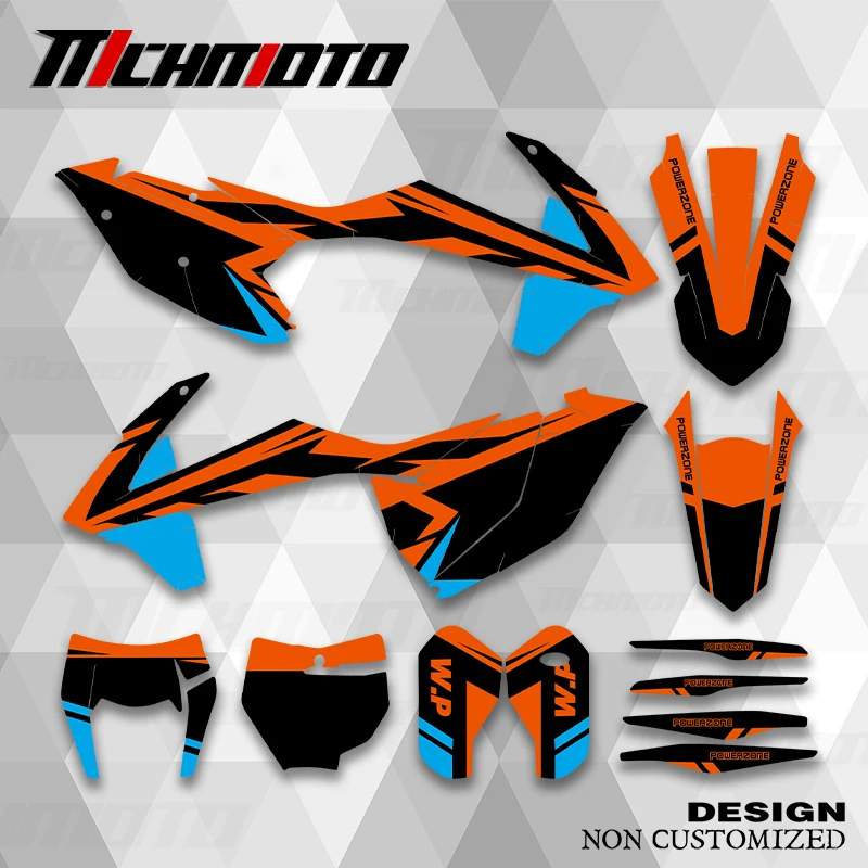 

MCHMFG New Style Graphics Decals Stickers Kits For KTM SXF 2016 2017 2018 EXC 2017 2018 2019