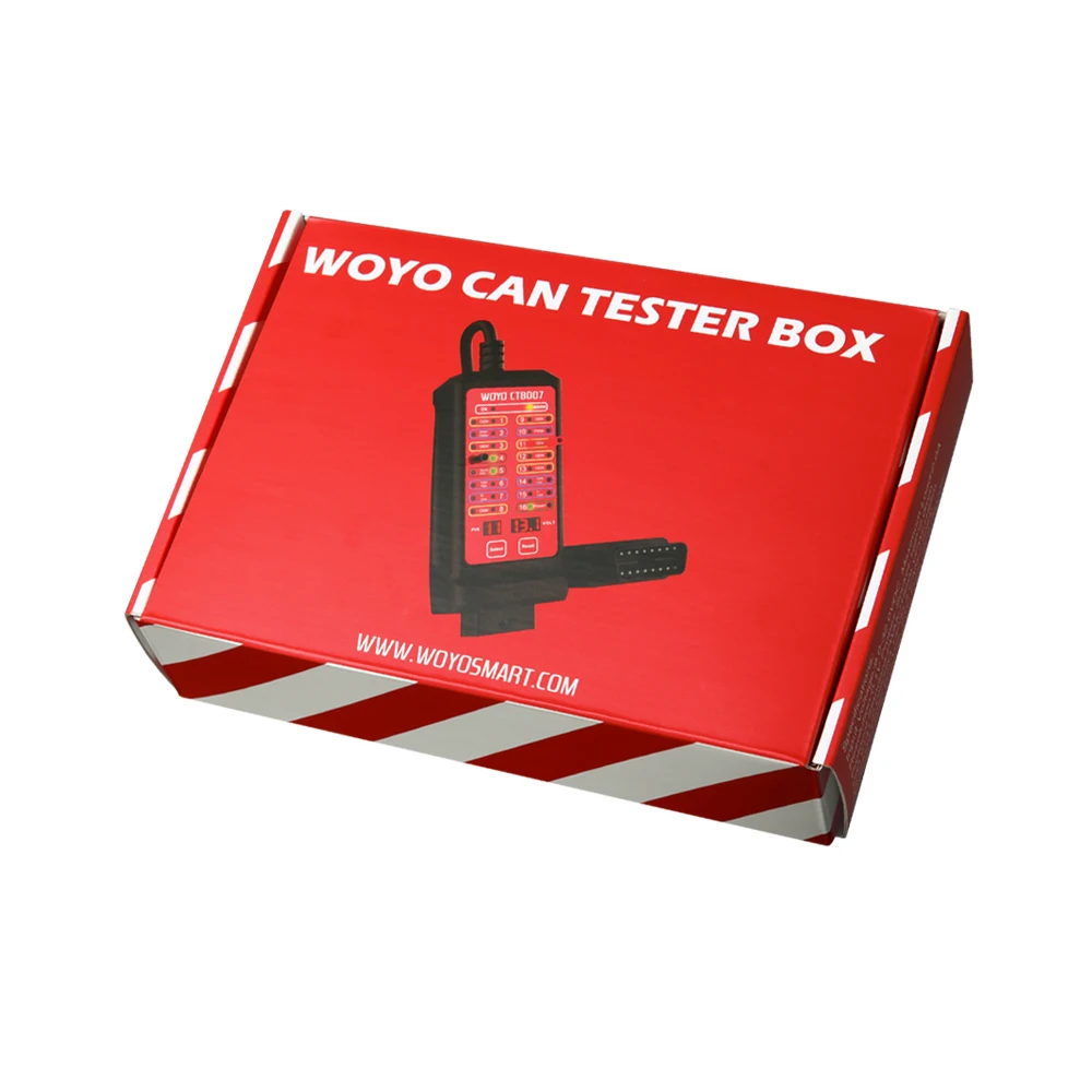 กล่องทดสอบ WOYO CTB007 CAN / การตั้งค่าพิน เครื่องมือวินิจฉัยรถยนต์ OBD2 16Pin Break Out เครื่องตรวจจับโปรโตคอล OBD2 เครื่องสแกน ECU