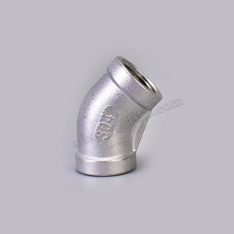 1/8 ''1/2'' 3/4'' 3/8'' ellenbogen 45 Grad Ellenbogen NPT/BSP F/M Innengewinde Ellenbogen Edelstahl fitting Rohr