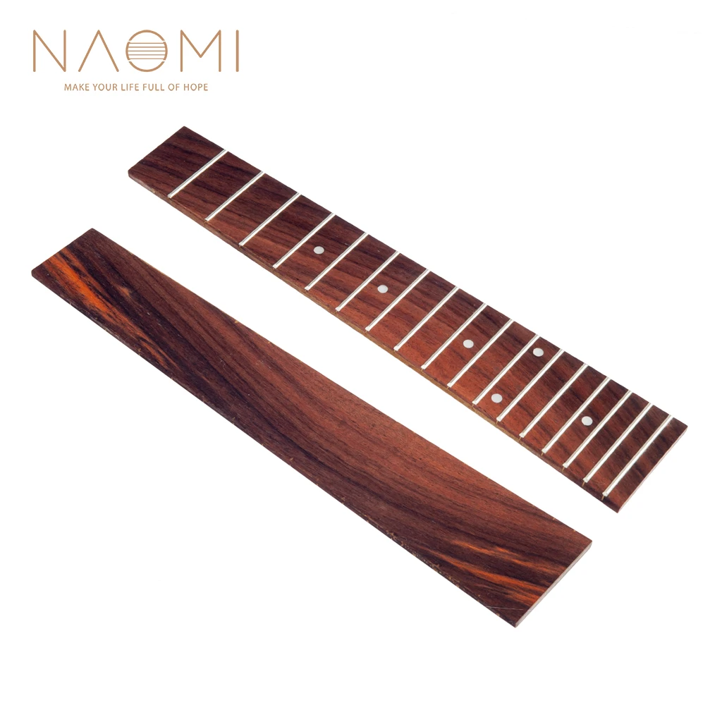 

NAOMI 23'' Ukulele Fretboard Rosewood Fingerboard W/ 18 Frets Fretboard For Concert Ukulele New