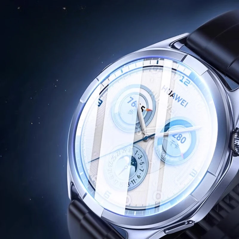 For Huawei Watch GT 5 Pro Screen Protector Tempered Glass for WatchGT5 GT5 5Pro Positioning Clear HD Waterproof Protective Film