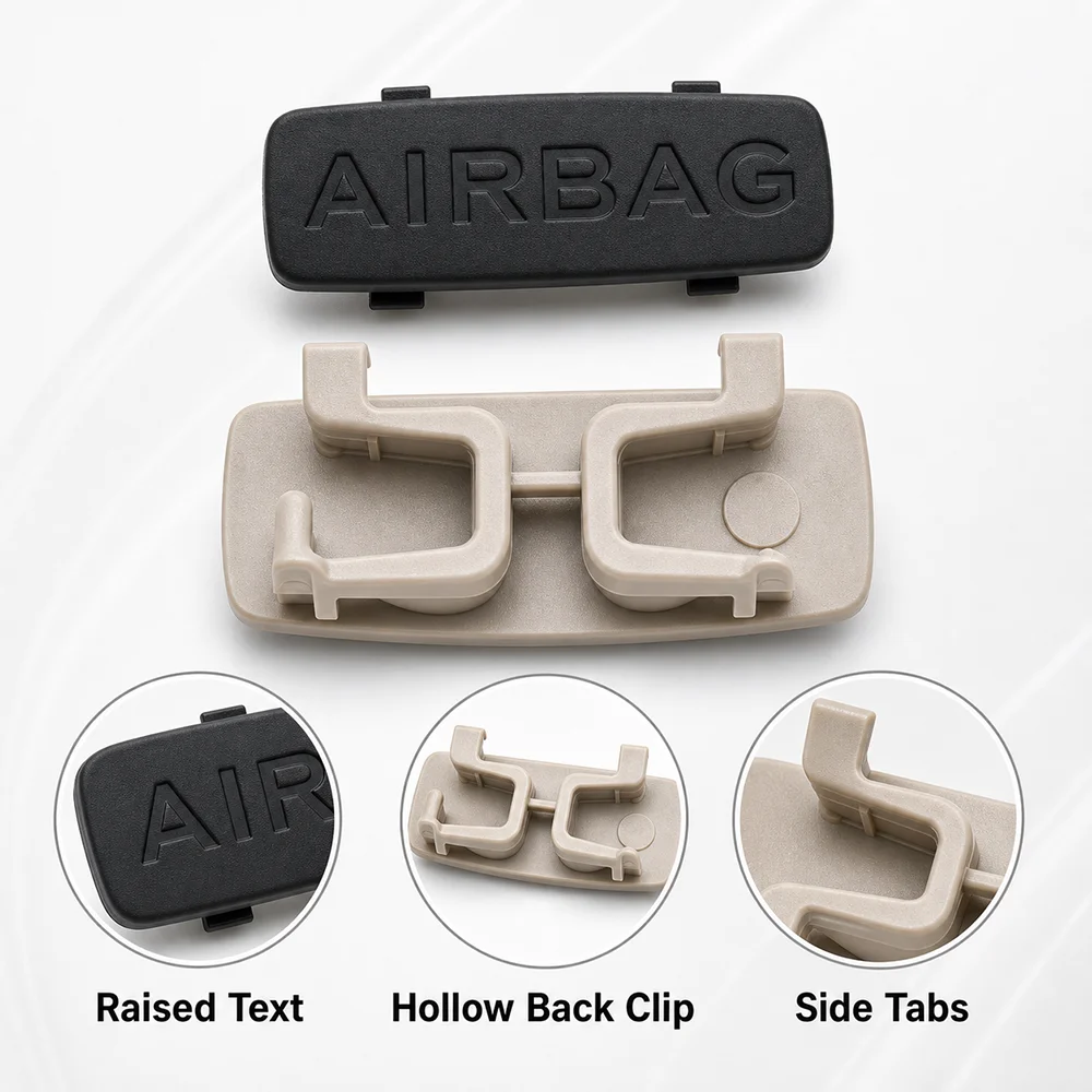 1/2/4 Stück A B C Säulen-Airbag-Emblem-Abdeckung 1K8853437 für VW Jetta A5 A6 MK5 Golf 5 6 7 GTI Passat B6 B7 CC Autozubehör – Detail 8