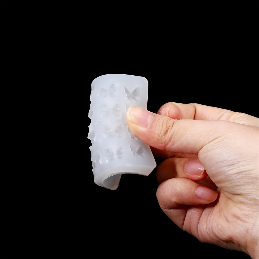 1 개/가방 나비 모양 에폭시 수지 금형 DIY 쥬얼리에 대 한 매력 펜 던 트 Silcone 금형 에폭시 수지 공예 액세서리 만들기