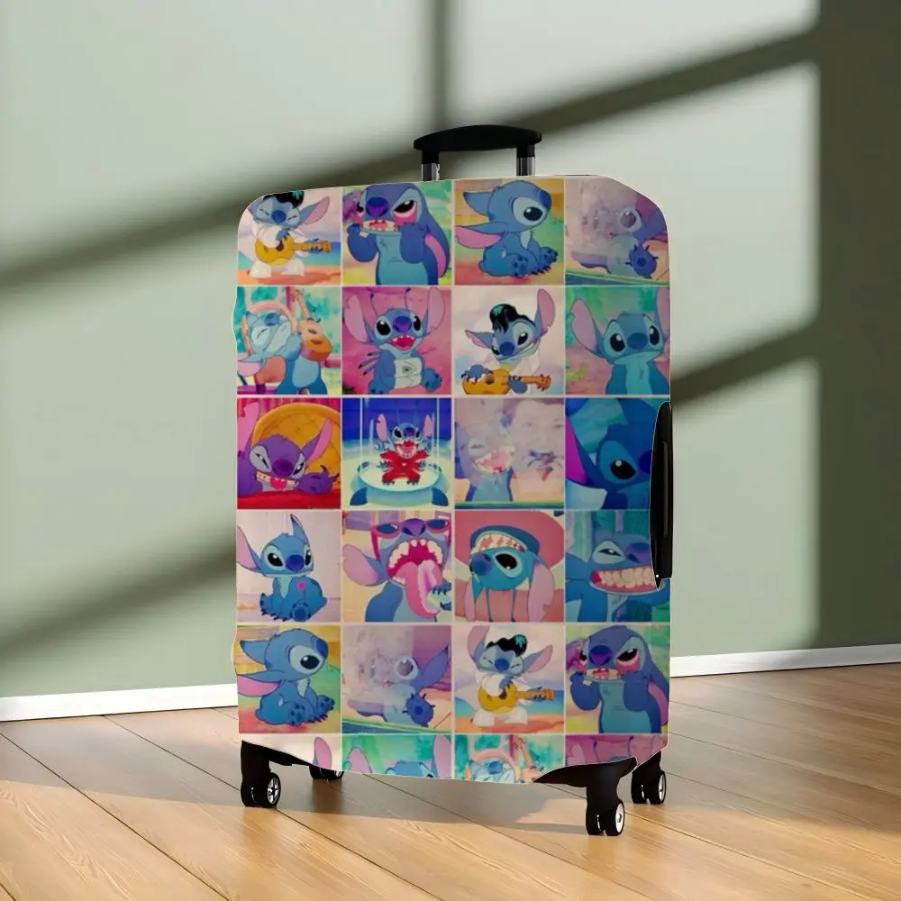 Luggage Covers Cover Suitcase Protector Storage Bag Travel Accessories Stitch Suitcases Case S-XL Disney Traveling Wheels For