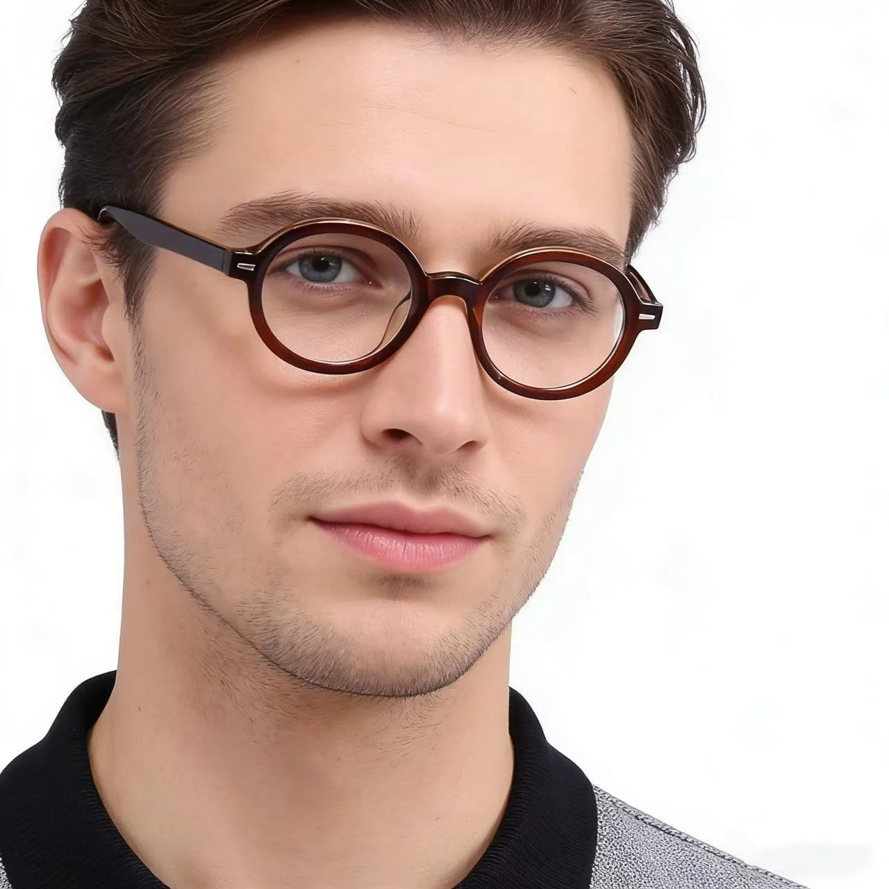 

Женские винтажные оправы для очков, овальные, из TR90, для чтения, с прозрачными линзами, универсальные, для мужчин, под диоптрии