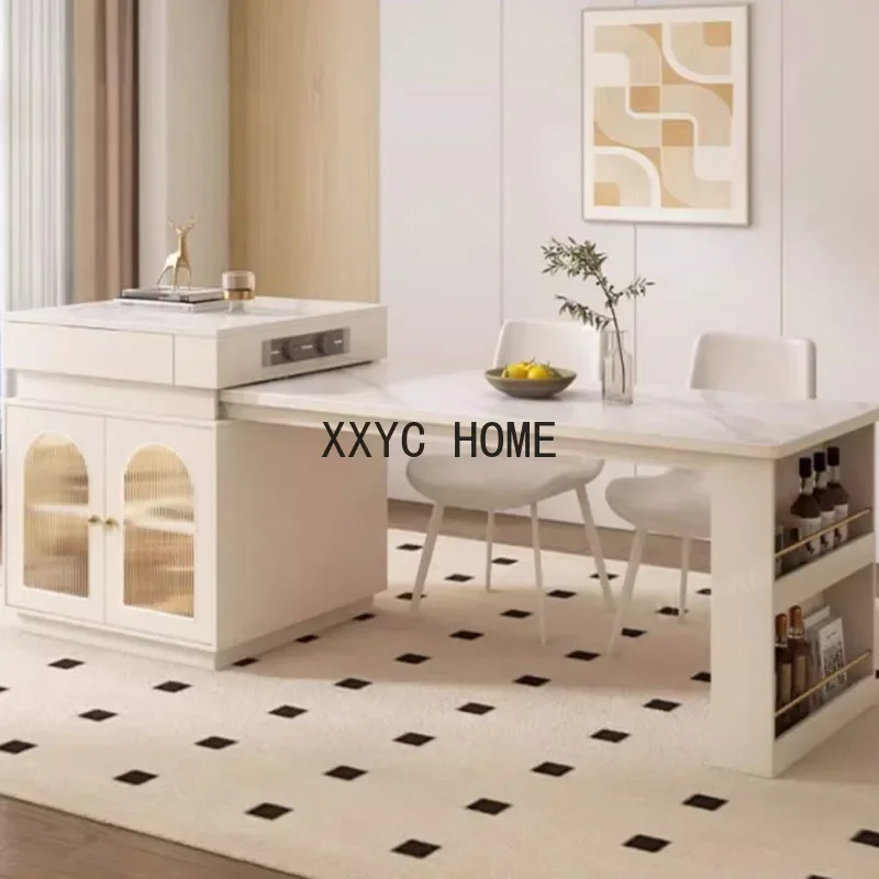 

Unique White Dining Table Centerpiece Wooden Restaurant Combination Dining Table Wood Retractable Mesas De Janta Home Furniture