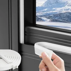Wedge-Shape Foam Window Weather Stripping Seal Strip Soundproofing Frame Insulation Tape Noise Inserts Gap Filler Light Blocker