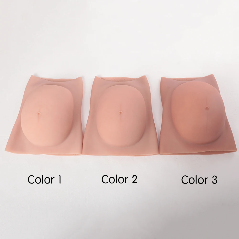 EYUNG 8th Simulation Pregnant Belly Silicone Fake Pregnant Actor Performance Maternity Clothes Cosplay Props Fake Belly 9 Months