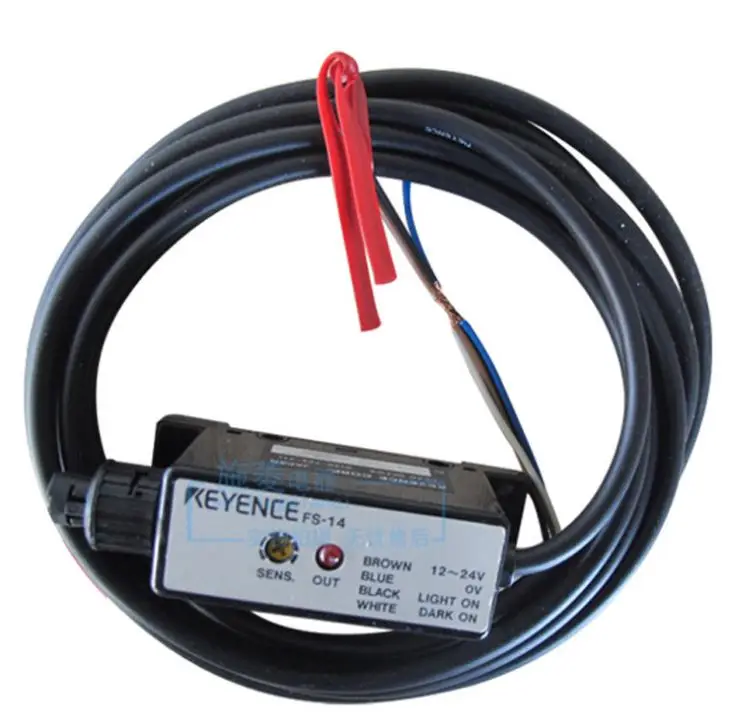 

FS-14 fiber amplifier 1 turn regulator NPN open collector detection distance Original and genuine items FS-17