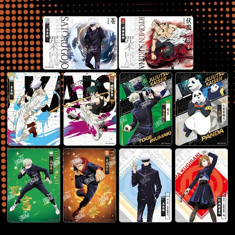 Anime Jujutsu Kaisen Satoru Gojo Higher education article Cosplay Card Cartoon Chumly Cards Collection Final Xmas Gifts