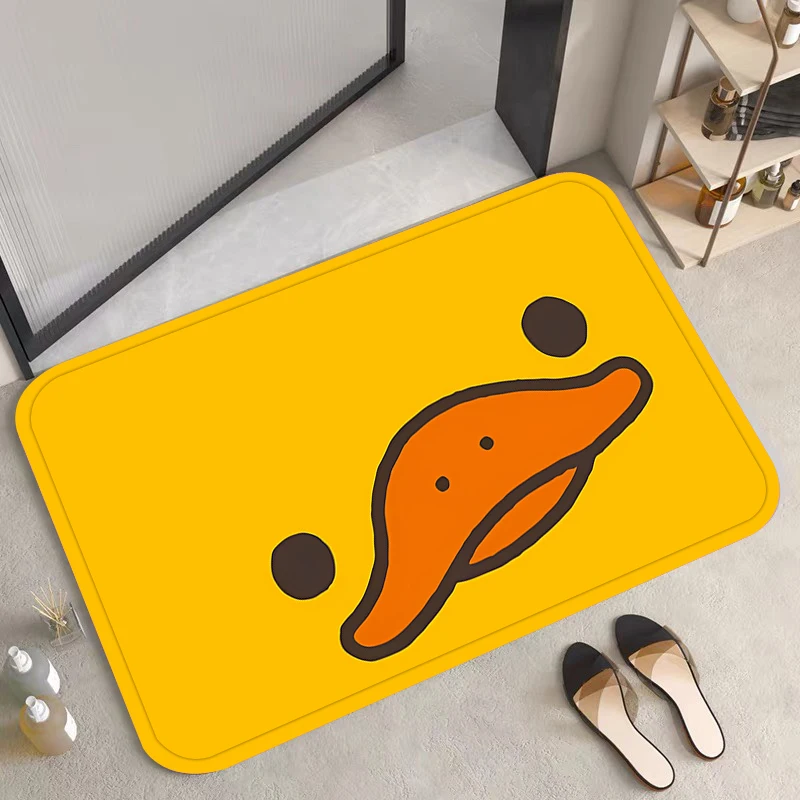 Little Yellow Duck Tape Mat for Hallway Prayer Rug Carpets Living Room Carpet Rugs Doormat Entrance Door Home Bath soft Foot Mat