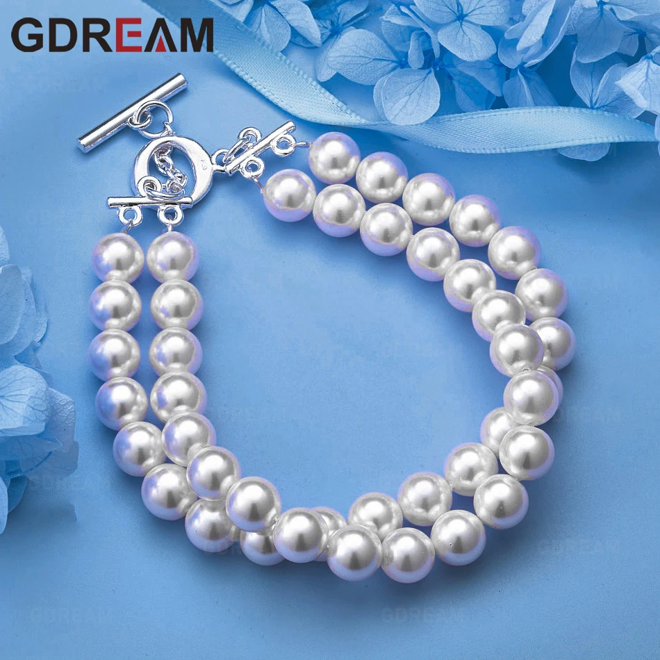 GDREAM 925 فضة زهرة خاتم صغير سوار أنيق بسيط المرأة مجوهرات الزفاف الخطوبة