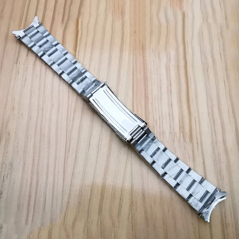 904L الفولاذ المقاوم للصدأ سوار ساعة سلسلة الفرقة ل 40 مللي متر خمر 16610 ، رمز الذيل 93510 ، أجزاء ساعة ما بعد البيع