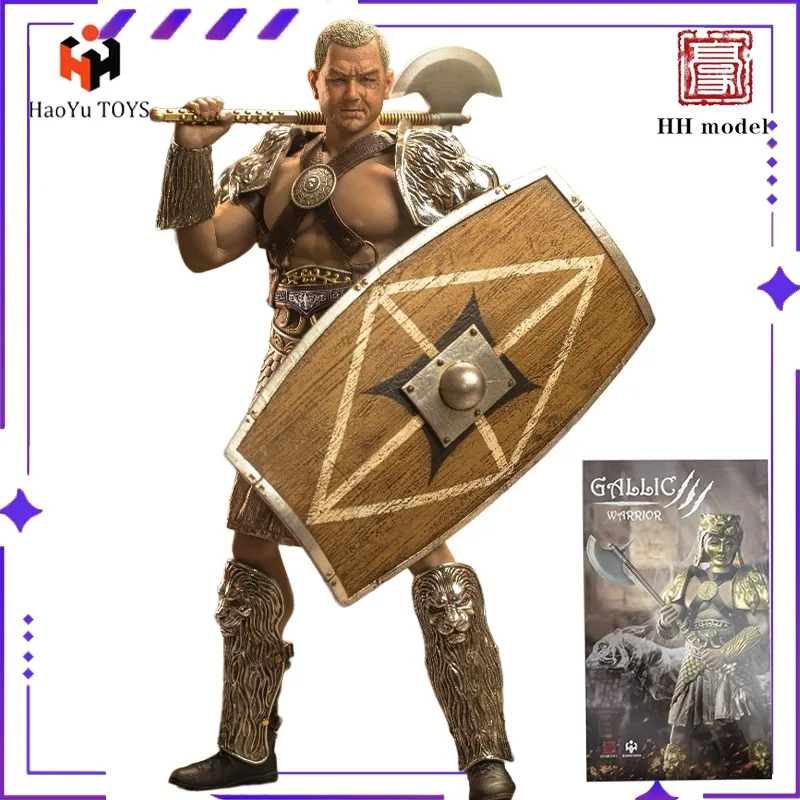 HHMODEL X HAOYUTOYS Oryginalny 1/6 Wojownik Galowski z Terenu Polowania, Gotowy Produkt, Ruchoma Figurka Żołnierza, Model Zabawka na Prezent