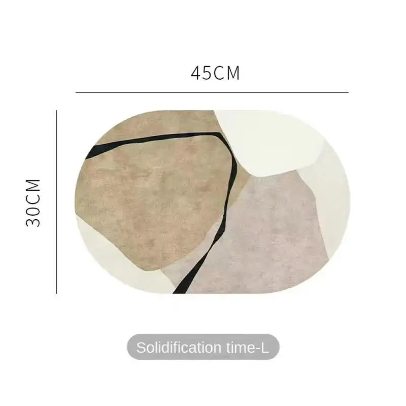 Leather Dining Mat Elliptic Shape Table Mat Waterproof Oil-proof Wash-free Table Pads Breakfast Heat Insulation Mat Kitchen Tool