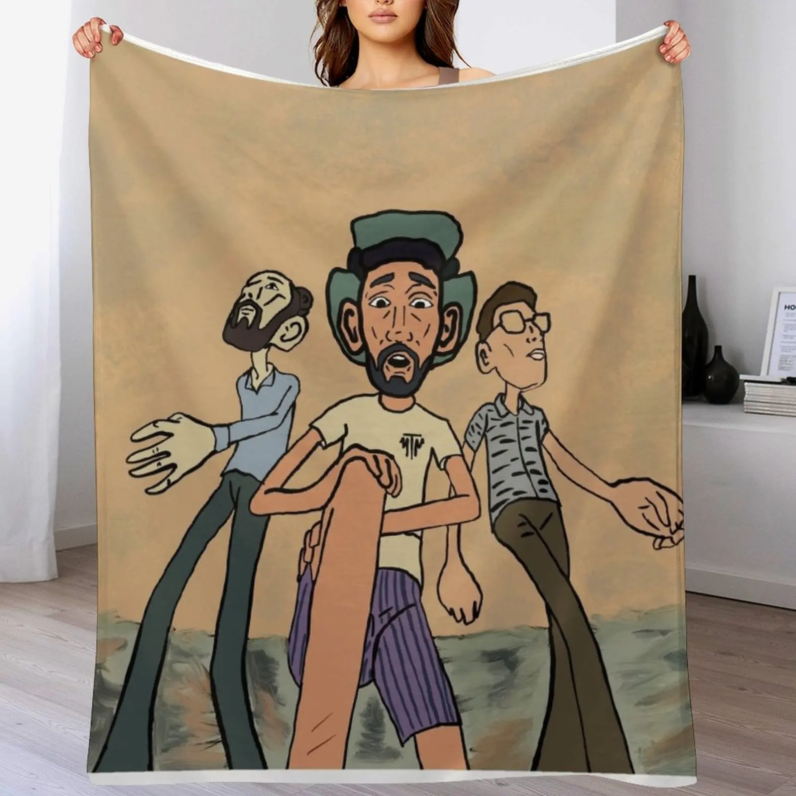 

AJR the maybe man Throw Blanket Versatile Cozy Throw Blanket for All Occasions