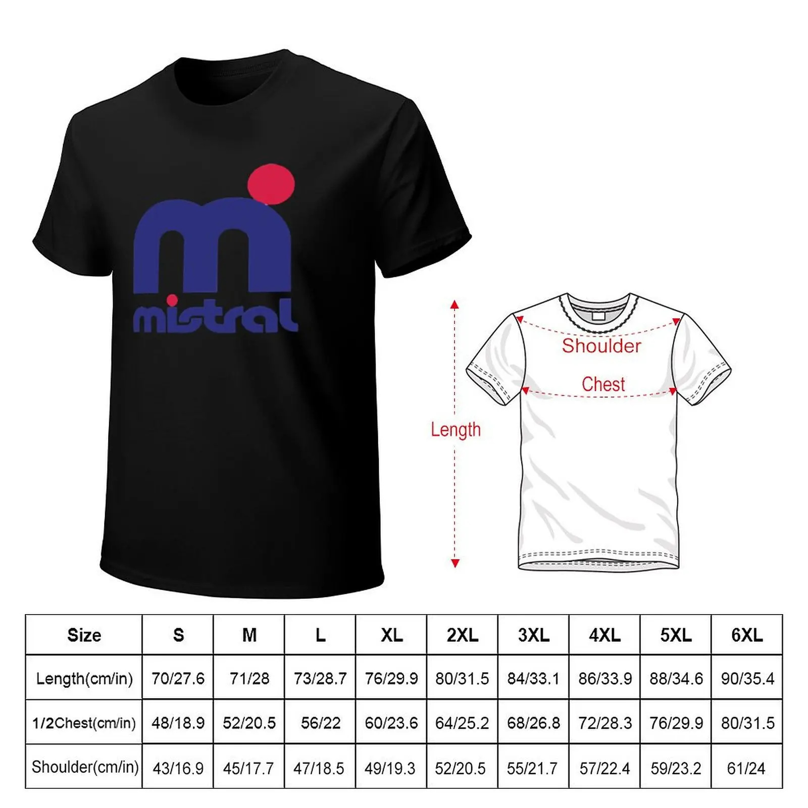 Mistral Surfing T-shirt kawaii clothes oversized vintage clothes mens graphic t-shirts big and tall