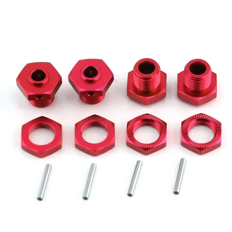 

Metal 17Mm Wheel Hex Hub Adapter With Nut For Arrma 1/8 3S Typhon 1/10 Big Rock V3 RC Car Upgrade Parts Accessories Kit