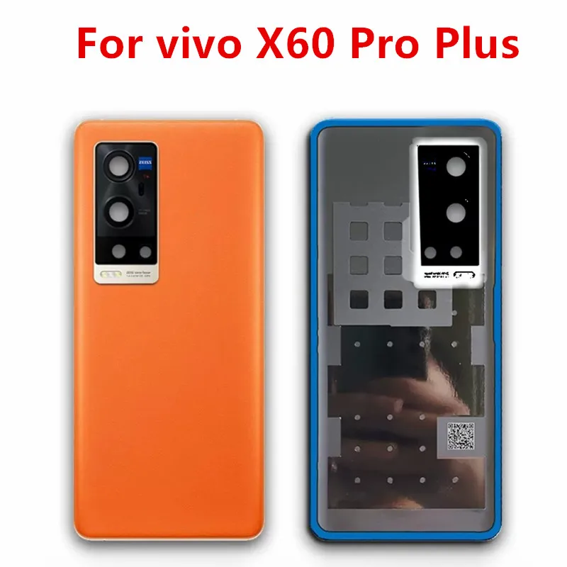 Battery Cover New For vivo X60 Pro+ Plus Back Battery Cover V2056A V2047 Rear Housing Door Case Back Battery Cover