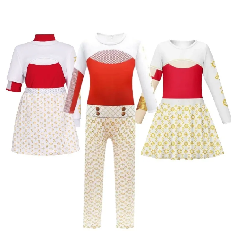 

Костюм для косплея из фильма на Хэллоуин для девочек и мальчиков, милое мультяшное платье, спортивный костюм для колледжа, наряды для выступлений на сцене для взрослых и детей