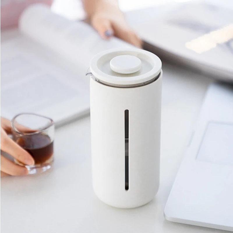 TIMEMORE U Style French Press Pot 450ml Borosilicate Glass Filter Cup Coffeeware Teaware Travel Mug For Home Office Daily Use
