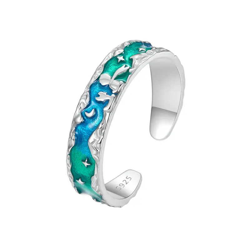 BAMOER 925 Sterling Silver Fairy Tale Rings