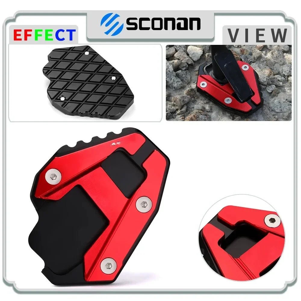 

For Ducati SUPERSPORT Supersport 950 950S Motorcycle accessories Kickstand Side Stand Pad Plate Support protection Enlarge pad