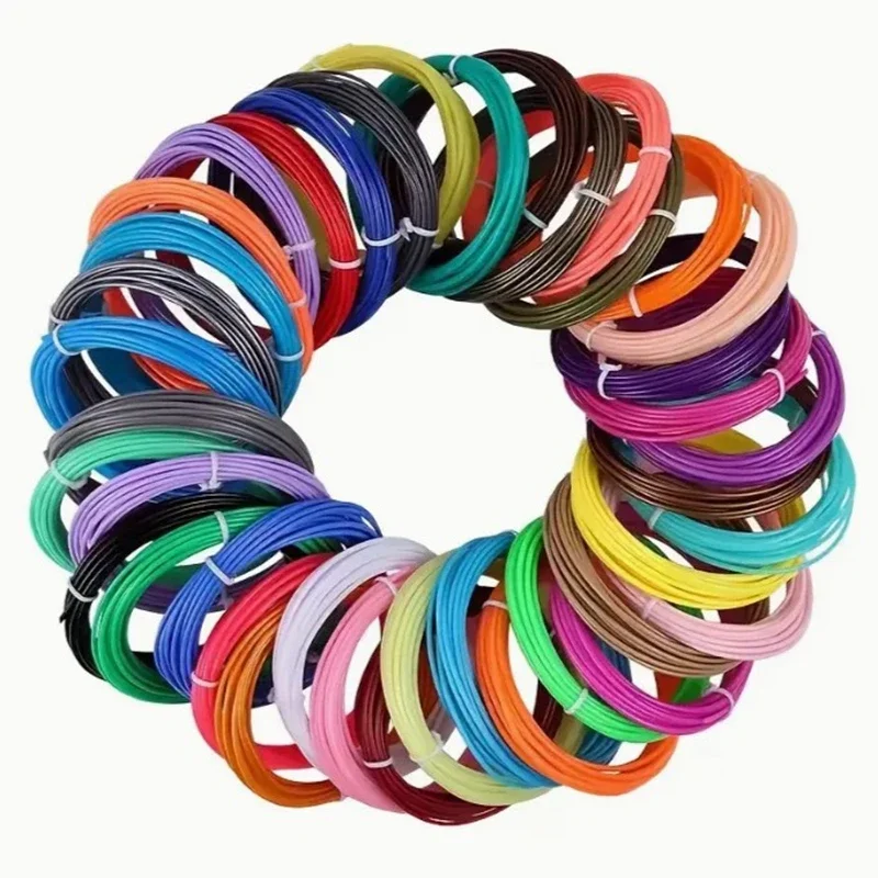 

12-40 Colors 3D Pen Filament 1.75mm PLA 3m/5m 3D Pen Filament Refills 3D Printing Pen PLA Consumables 160-200°C