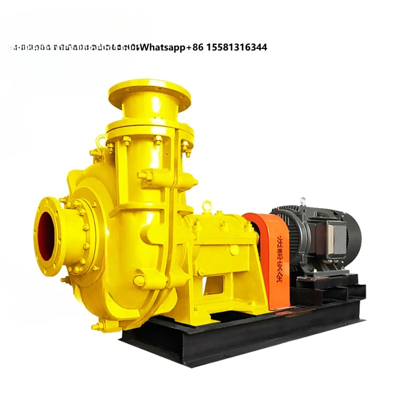 Industrial High Pressure Slurry Pump Horizontal Centrifugal Mining Sand Dredge Pump Motor Centrifugal Water Pump River Stirrer