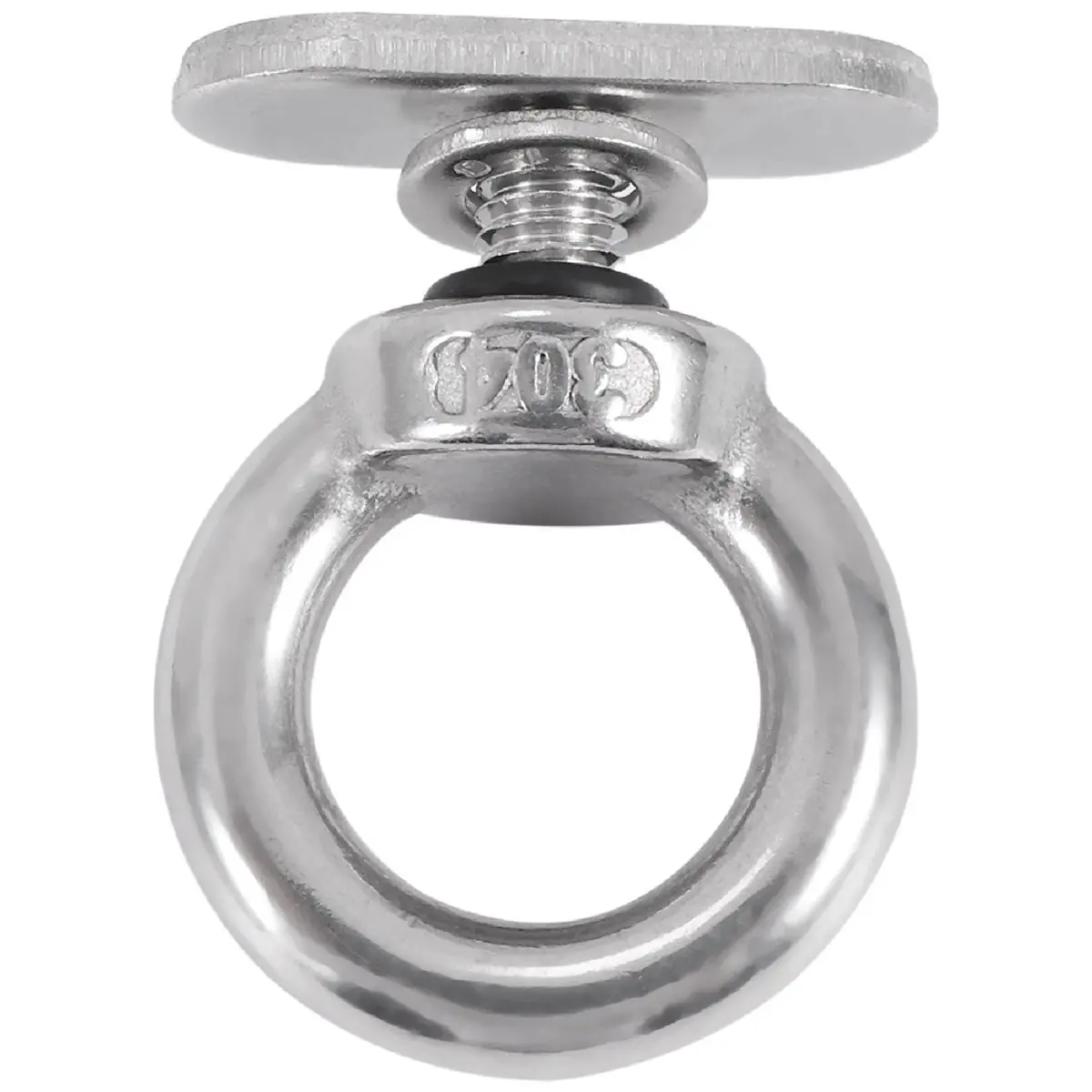 [MEGAL SALE]4Pack Stainless Steel Kayak Track Mount Tie Down Eyelet Rail Accessory for Kayak Canoe Boat