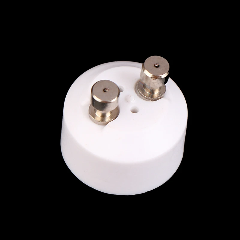 GU10 a MR16 Base de enchufe de cerámica de alta calidad bombilla LED halógena G4 GU5.3 GY6.35 adaptador de Pin convertidor blanco soporte de lámpara