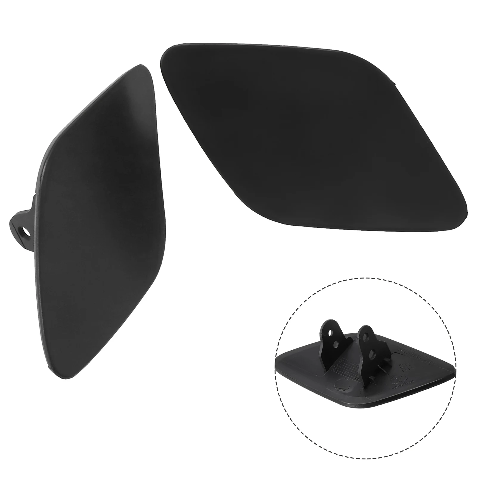 

2pcs For Front Headlight Washer Nozzle Cover Left & Right Parts For X6 E70 E71 2008-2014 #51657052427 #51657052428