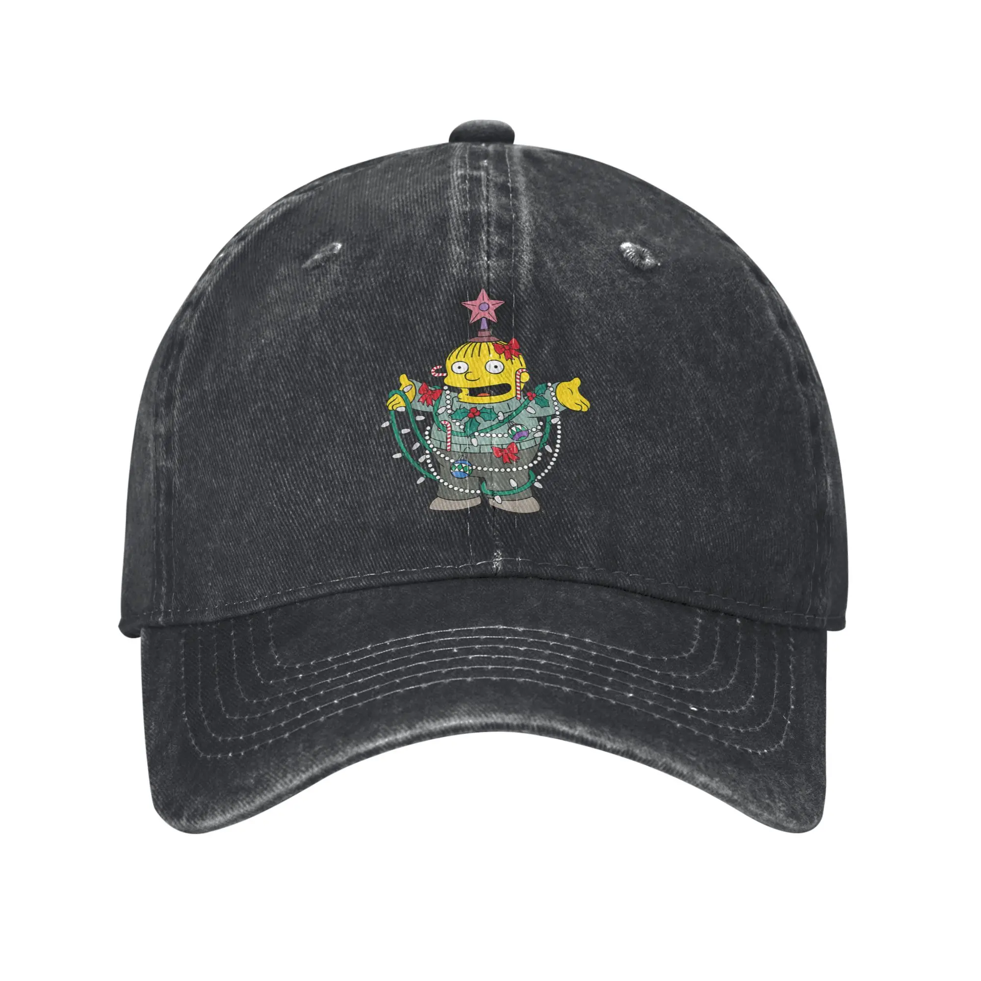 Gorra de béisbol The S-simpson Holiday Ralph Wiggum, árbol de Navidad, sol, verano y2k, Retro, correr, Hippie, protector solar, gorra Snapback