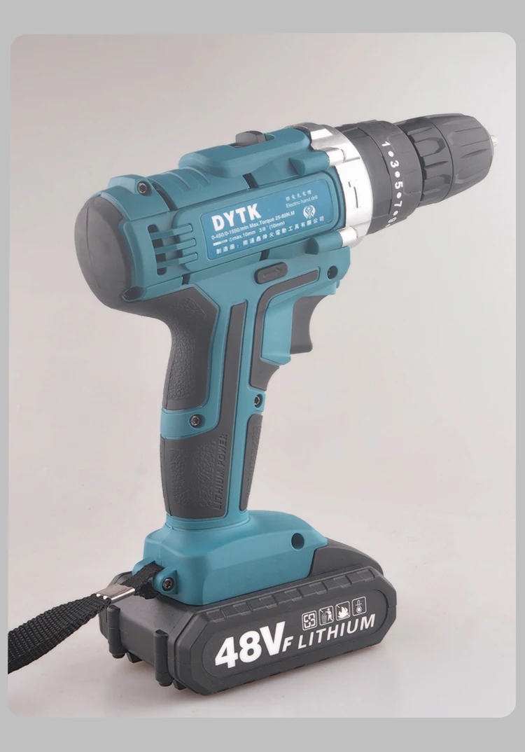 مفك مثقاب لاسلكي 21 فولت، مفك براغي كهربائي لأداة الطاقة، عزم دوران 25+1، سرعتان، ضوء LED، طقم مثقاب كومبي للمنزل والحديقة